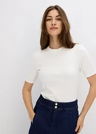 Geribd shirt van een zachte viscosemix, bonprix