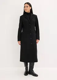 Lange jas in wollen look, bonprix
