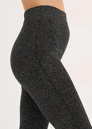 Thermo legging van glittergaren, bonprix