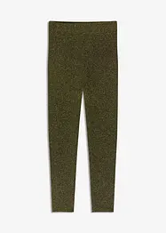 Thermo legging van glittergaren, bonprix