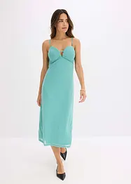 Maxi jurk met diep decolleté, bonprix