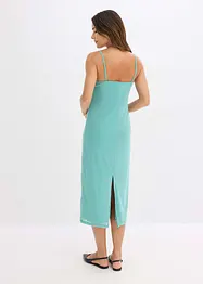Maxi jurk met diep decolleté, bonprix