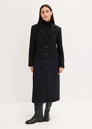 Lange jas in wollen look, bonprix