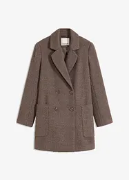Korte jas in wollen look, bonprix