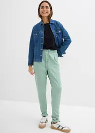 Chino broek van scuba, bonprix