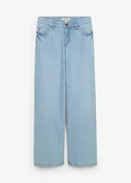 Loose straight jeans  mid waist, bonprix