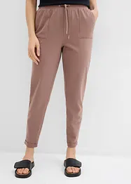 Comfortabele jersey broek met strikkoordjes, bonprix
