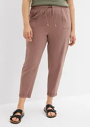 Comfortabele jersey broek met strikkoordjes, bonprix