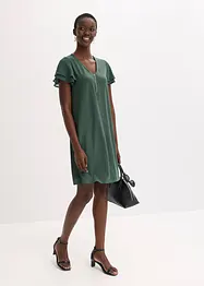Shirtjurk met chiffon mouwen, bonprix