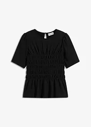 Shirt met smokwerk, bonprix