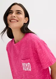 Oversized nachthemd van slubgaren, bonprix