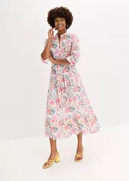 Maxi jurk met een bloemenprint, bonprix