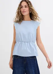 Shirt met broderie anglaise, bonprix