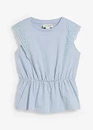 Shirt met broderie anglaise, bonprix