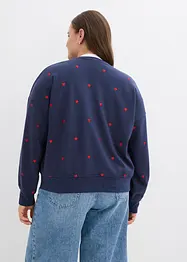 Oversized sweater met borduursel, bonprix