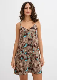 Jurk met spaghettibandjes van soepele viscose, bonprix