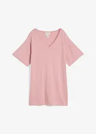 Gebreid shirt met linnen, bonprix