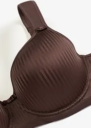 Voorgevormde bh met gewatteerde bandjes en glanzend effect, bonprix