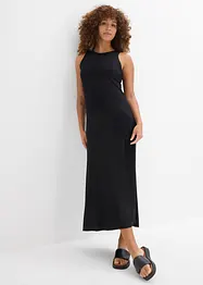 Jurk met spaghettibandjes van soepele viscose, bonprix