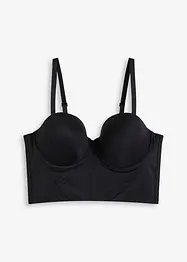 Voorgevormde bh top met glanseffect, bonprix