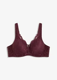 Voorgevormde bh met gewatteerde bandjes en delicate kant, bonprix