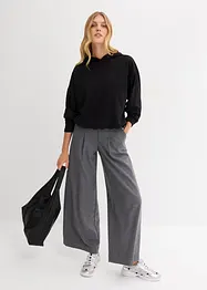 Hoodie van licht glanzende viscosemix, bonprix