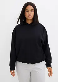 Hoodie van licht glanzende viscosemix, bonprix