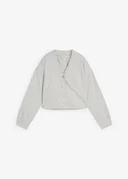 Sweatvest van licht glanzende viscosemix, bonprix