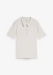 Poloshirt in een viscosemix, bonprix