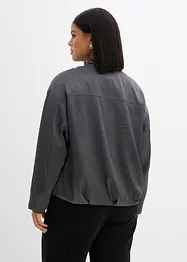 Bomber van glanzende viscosemix, bonprix