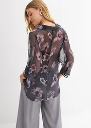 Oversized blouse van luchtige chiffon, bonprix