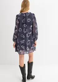 Korte chiffon jurk, bonprix