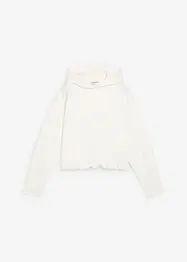Hoodie van licht glanzende viscosemix, bonprix
