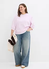 Oversized sweater van katoen, bonprix