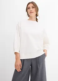 Oversized sweater van katoen, bonprix