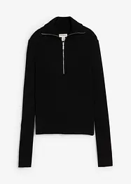 Geribd shirt in een zachte viscosemix, bonprix
