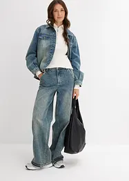 Geribd shirt in een zachte viscosemix, bonprix