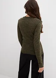 Longsleeve in een zachte viscosemix, bonprix