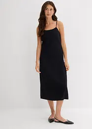 Flanellen jurk met bandjes van puur katoen, bonprix