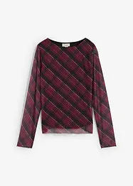 Longsleeve van fijne mesh, bonprix