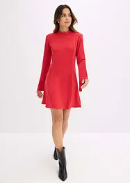 Mini jurk in A-lijn en trompetmouwen, bonprix