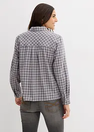 Geruite overhemdblouse van katoen, bonprix