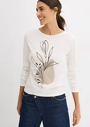 Longsleeve van puur katoen, bonprix