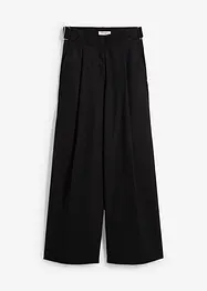 Broek in een viscosemix met gespen aan de zijkanten, bonprix