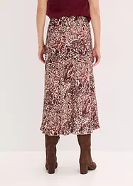 Satijnen rok met structuur, bonprix