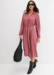 Midi jurk van soepele viscose, bonprix