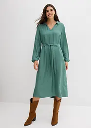 Midi jurk van soepele viscose, bonprix