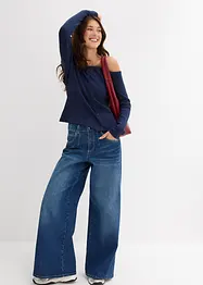 Geribde longsleeve, bonprix