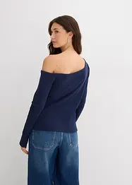 Geribde longsleeve, bonprix