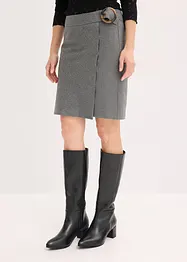 Wikkelrok met visgraatpatroon, bonprix